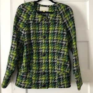 Leifsdottir Green Jacket Size 10, Anthropologie